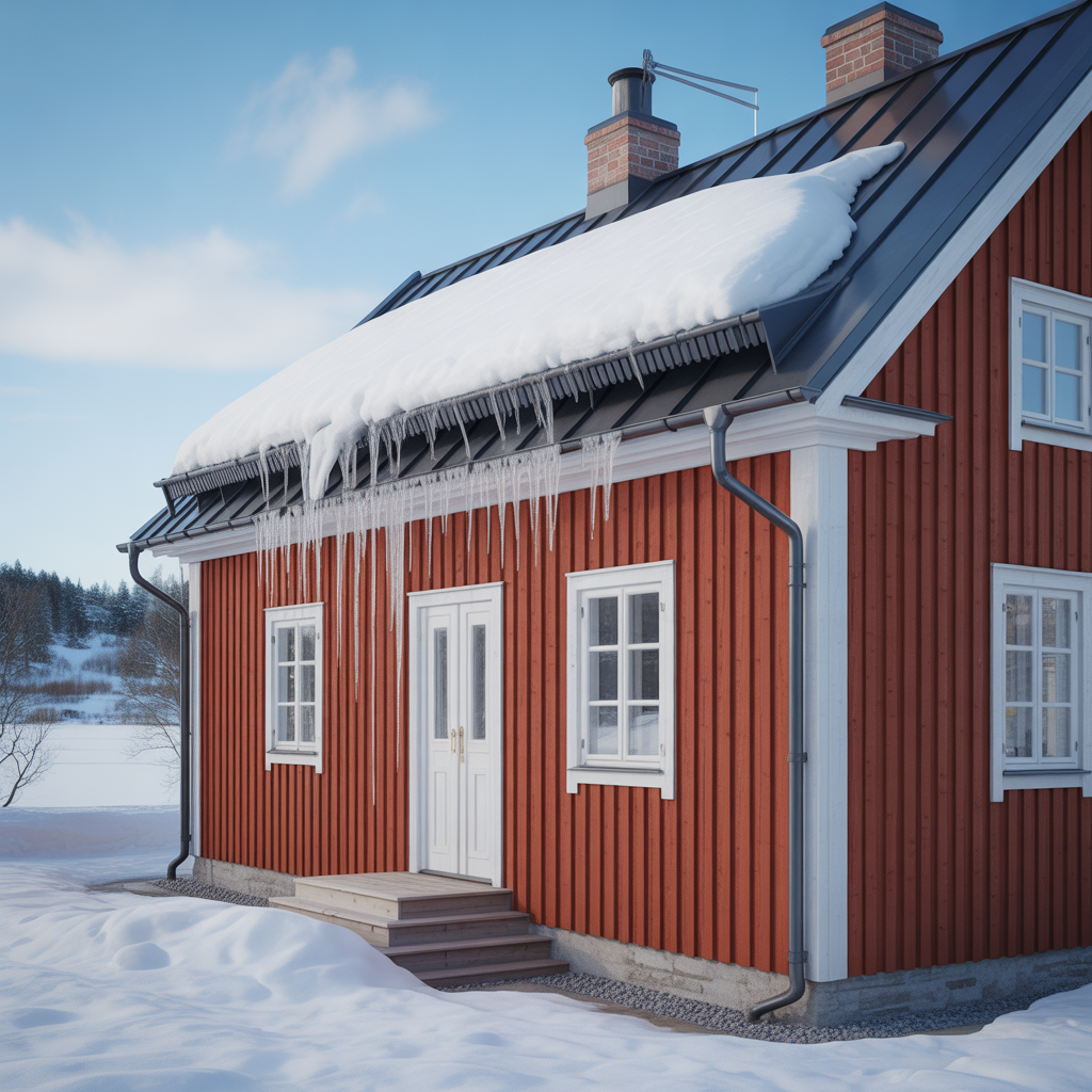 8.Sa bygger du en effektiv losning for snosmaltning pa ditt tak